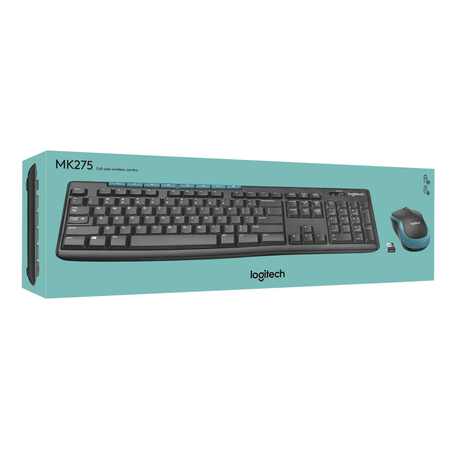 Buy logitech mk275 wireless keyboard mouse combo spill resistant
